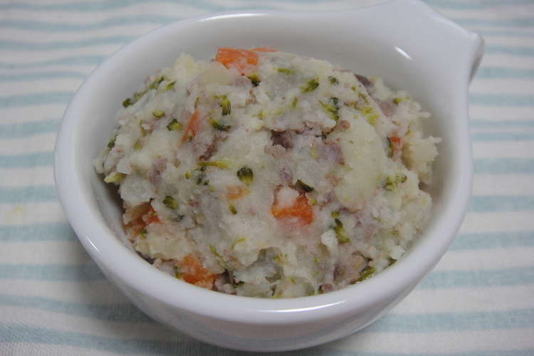 離乳食後期 レバー入りポテトサラダ レシピ 作り方 By ｙｕｋｉ０６１１ クックパッド 簡単おいしいみんなのレシピが359万品