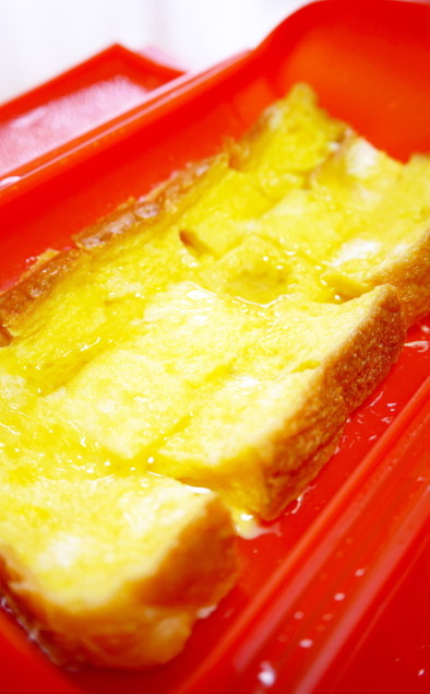 朝食＆ランチに♪レンジ☆フレンチトーストの写真