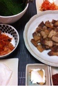 韓国料理 家でも本格的！サムギョプサル