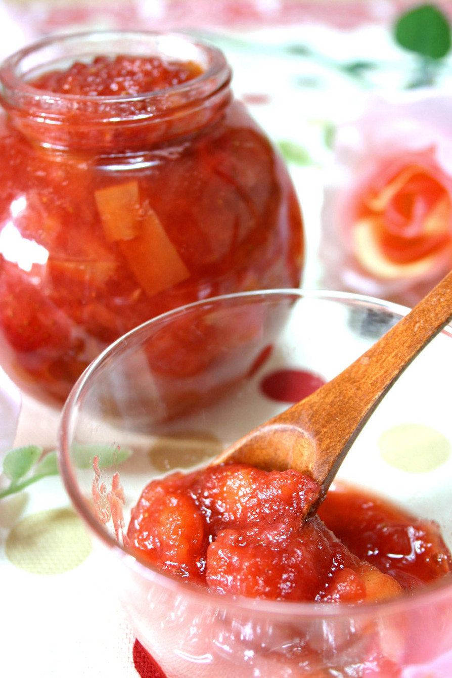 超微糖✿林檎＆苺のハニースパイス・ジャムの画像