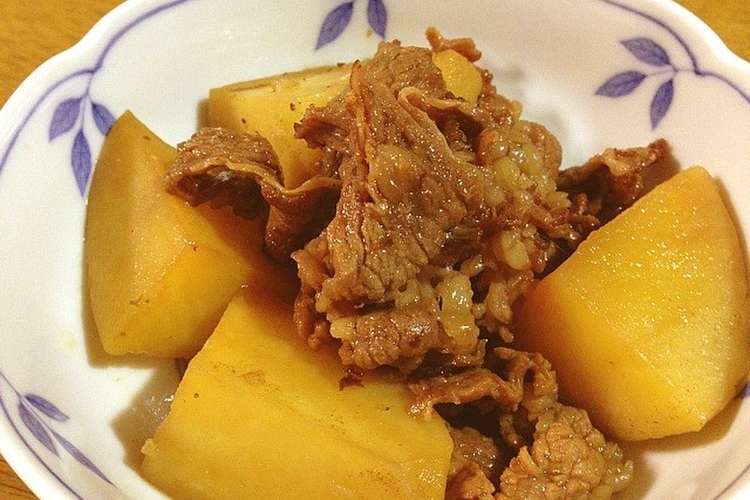 じゃがいもと豚バラの簡単肉じゃが風 レシピ 作り方 By いもちゃびん クックパッド 簡単おいしいみんなのレシピが354万品