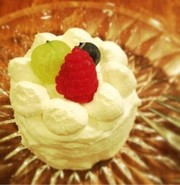 1歳HMで簡単プチケーキ☃子供の日にも◎の写真