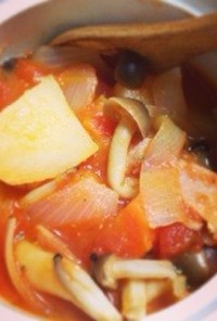 時短✨野菜を食べるトマトクリームスープ