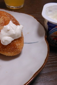 揚げパン☆ヨーグルトクリーム☆