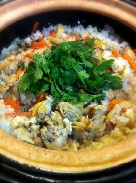 アサリの釜飯