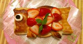 冷凍パイシートで鯉のぼり♪こどもの日
