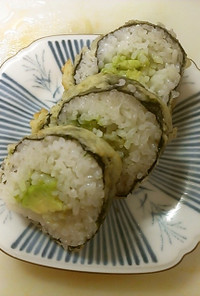 アボカド手巻き寿司の天ぷら