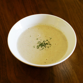 美味しいしいたけのポタージュ。お店の味