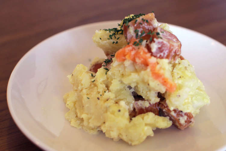 粉チーズで簡単 大人味のポテトサラダ レシピ 作り方 By Hanbun クックパッド 簡単おいしいみんなのレシピが350万品