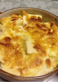 簡単ヘルシー高野豆腐のチーズミルク焼き☆