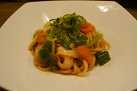 簡単!中華風!海鮮塩焼きそば!