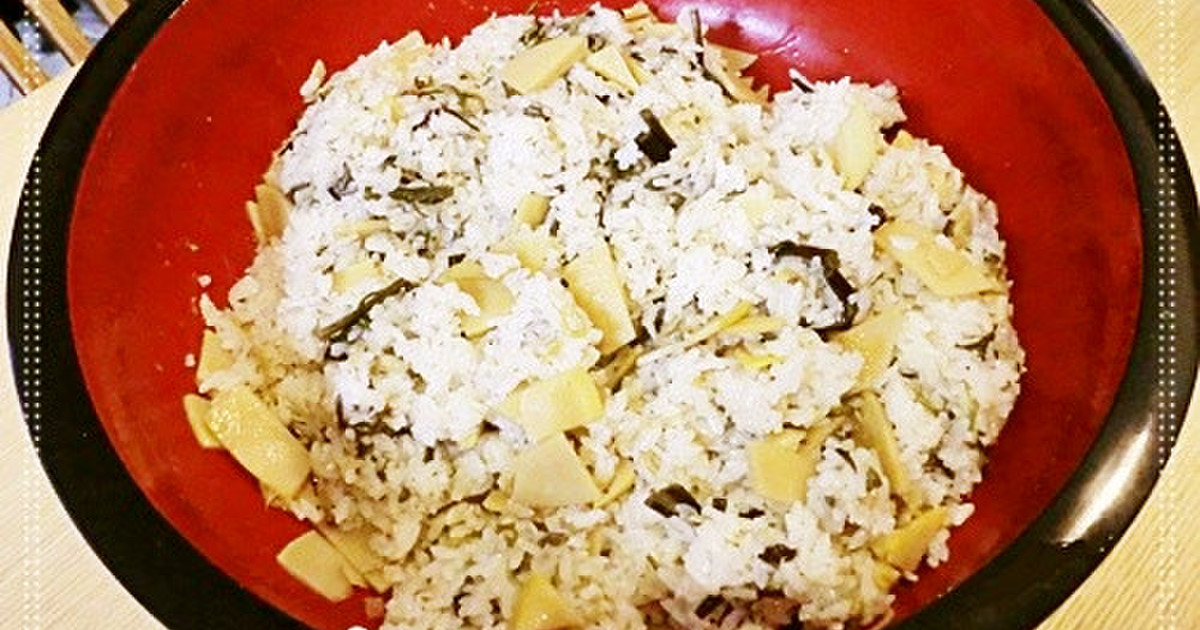 懐かしい春の混ぜご飯 山菜おもぶりご飯 レシピ 作り方 By やっこかあさん クックパッド 簡単おいしいみんなのレシピが377万品