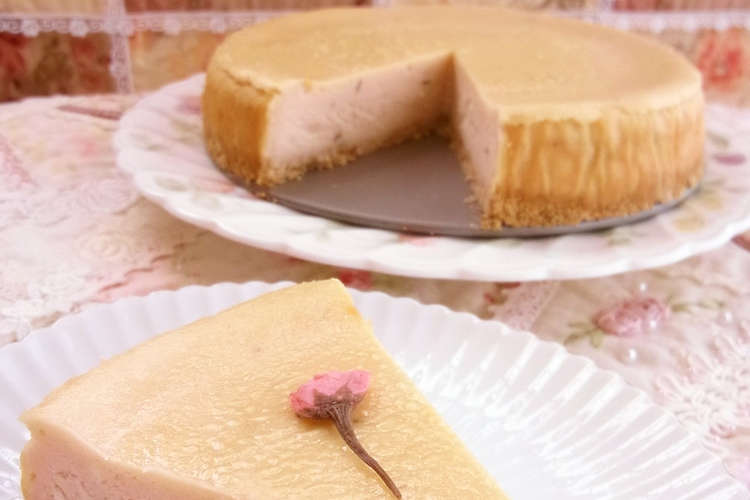 桜のチーズケーキ レシピ 作り方 By さゆりﾚｼﾋﾟ クックパッド