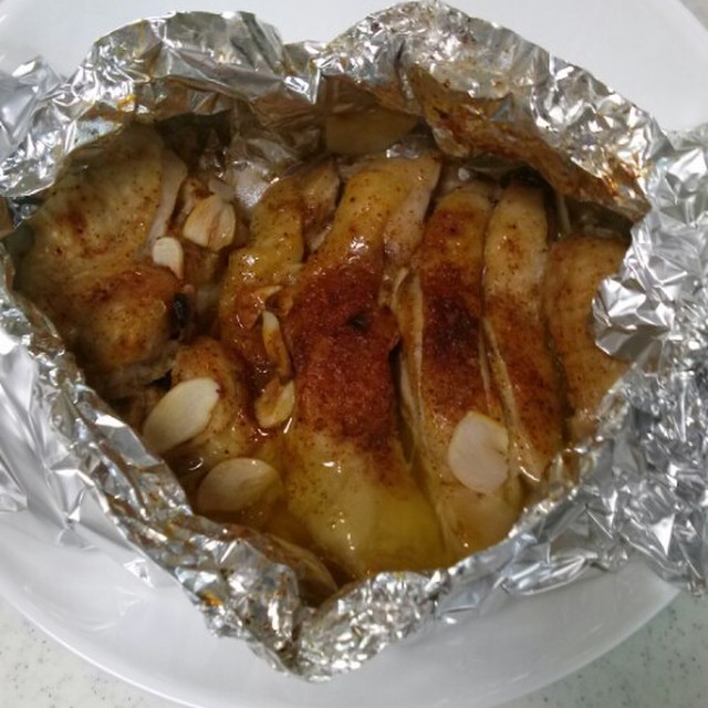 超簡単 鳥モモ肉のホイル焼き レシピ 作り方 By Tyrhnc クックパッド 簡単おいしいみんなのレシピが360万品