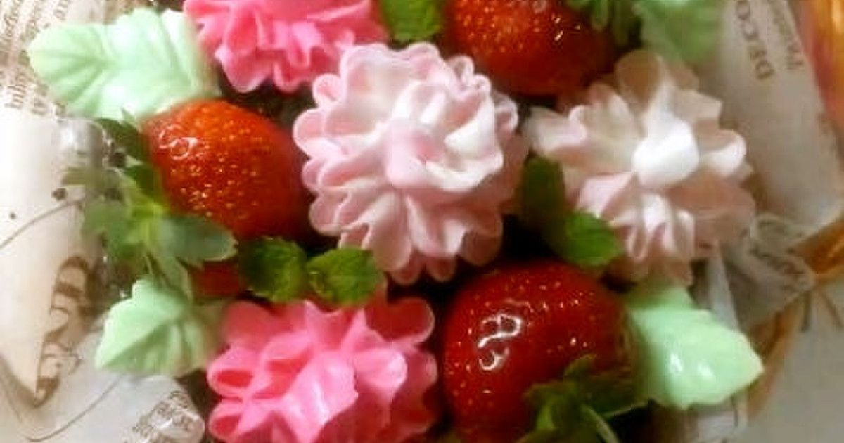 母の日に カーネーションの花かごケーキ レシピ 作り方 By モナカさん クックパッド