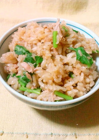 醤油麹とツナの炊込みご飯(ﾟ∇^*) ♪