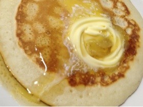 簡単ズボラ☆朝食に☆もっちりパンケーキ♪