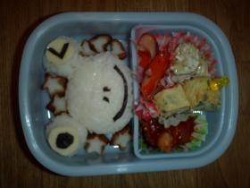 幼稚園１０月お弁当の画像