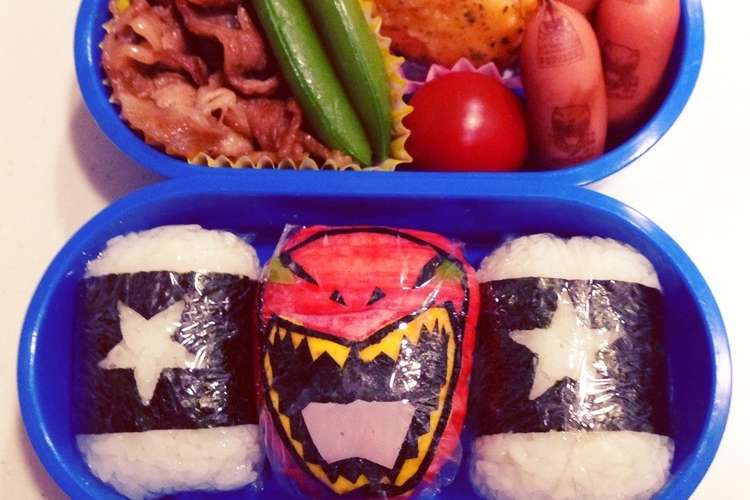 キャラ弁 キョウリュウジャー レシピ 作り方 By Xmiyox クックパッド 簡単おいしいみんなのレシピが373万品