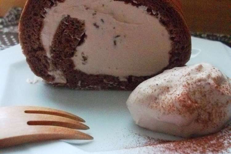 粒チョコ入り チョコロールケーキ レシピ 作り方 By しょしょまろ クックパッド