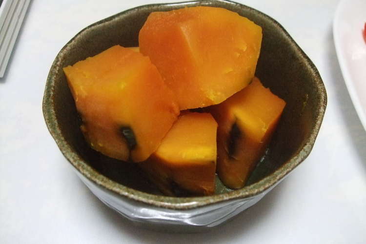 冬至に 南瓜の煮物 素材を活かして薄味 レシピ 作り方 By Pokoぽん 彡 クックパッド 簡単おいしいみんなのレシピが359万品
