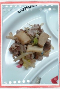 ハマった！ヘルシー高野豆腐と豚肉の炒め物