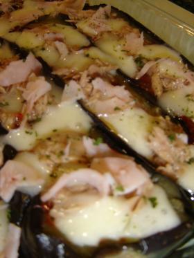 レンジで超簡単!なすPIZZA