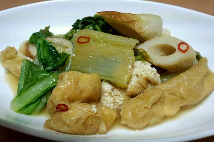 白菜と油揚げの煮物 レシピ 作り方 By すずらん クックパッド