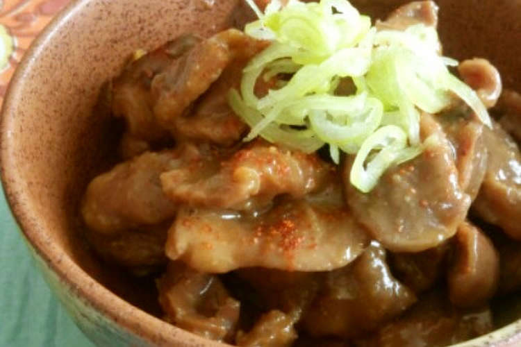 ビールがススム 砂肝の味噌煮込み レシピ 作り方 By どらごんはーと クックパッド 簡単おいしいみんなのレシピが378万品