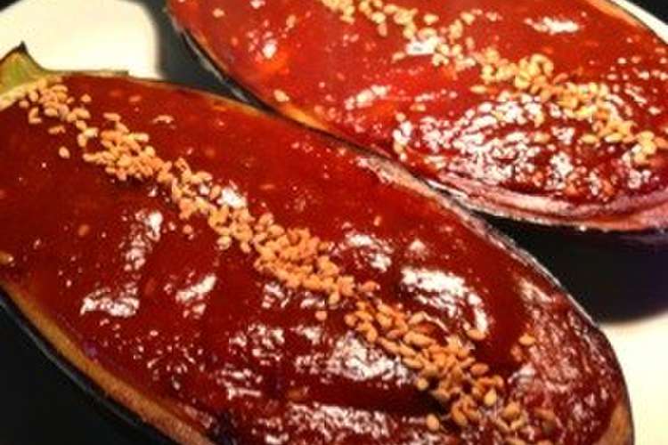 母の味 米ナスの田楽赤味噌仕立て レシピ 作り方 By ドンコーネリアス クックパッド 簡単おいしいみんなのレシピが350万品