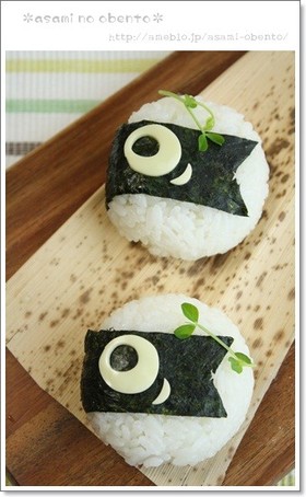 簡単キャラ弁*こどもの日にこいのぼり♪