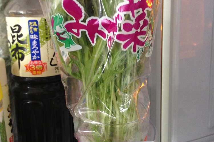 水菜 セロリ等の保存方法 レシピ 作り方 By ゆみすな７７ クックパッド 簡単おいしいみんなのレシピが351万品