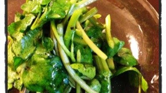 旬のクレソン シンプルサラダ レシピ 作り方 By てんてん クックパッド