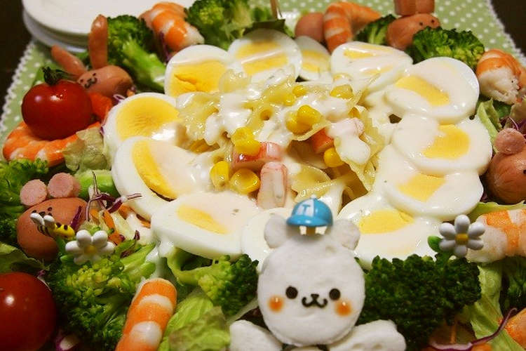 子供の日のランチ パスタサラダ レシピ 作り方 By とまとママ クックパッド