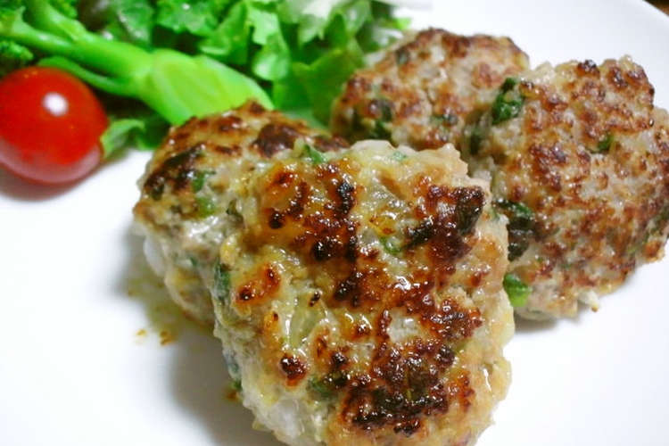 豚ひき肉の大葉 レンコン入りつくね レシピ 作り方 By Noradoraママ クックパッド 簡単おいしいみんなのレシピが355万品