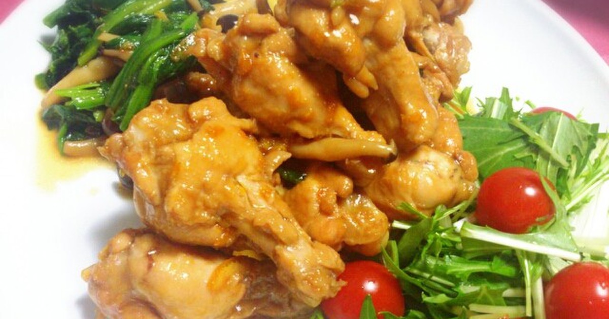 ほろほろ柔らか手羽元のﾏｰﾏﾚｰﾄﾞ煮 レシピ 作り方 By かやこ黒真珠 クックパッド 簡単おいしいみんなのレシピが360万品