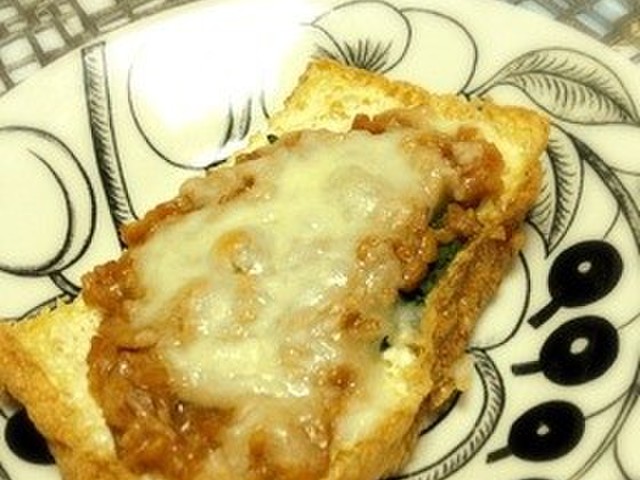 おうち居酒屋 厚揚げの大葉納豆チーズ焼き レシピ 作り方 By Kayorina クックパッド 簡単おいしいみんなのレシピが352万品