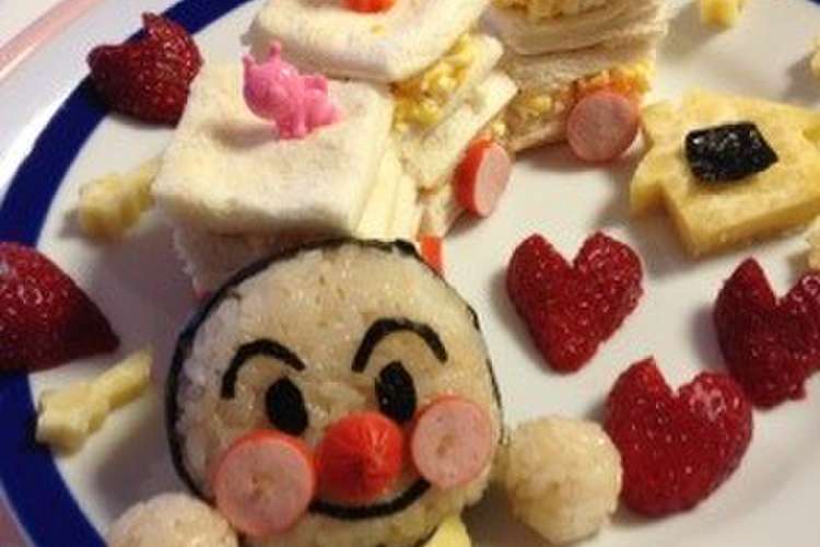 子供が喜ぶキャラご飯 アンパンマン列車 レシピ 作り方 By ひとみかん1027 クックパッド