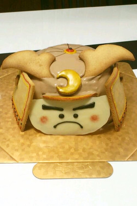 こどもの日★兜ケーキ(覚書)