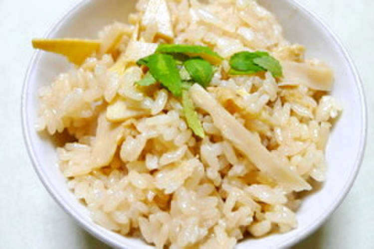 食いしん坊 大盛りたけのこご飯 万歳 レシピ 作り方 By 春松院 クックパッド 簡単おいしいみんなのレシピが353万品