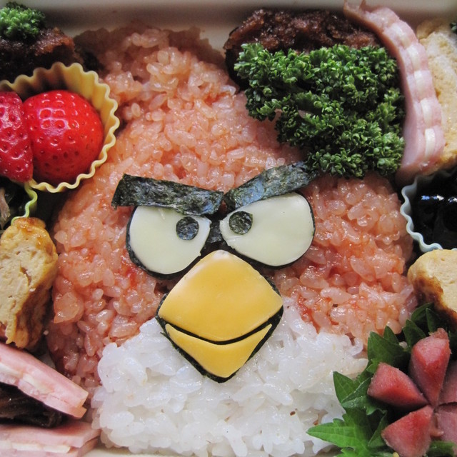 簡単キャラ弁 アングリーバード レッド レシピ 作り方 By Hirotofumi クックパッド 簡単おいしいみんなのレシピが350万品