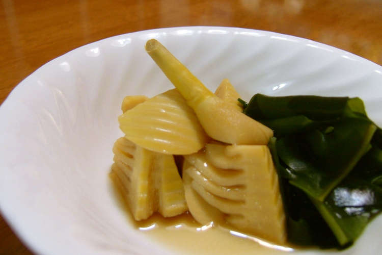 たけのことわかめの煮物 若竹煮 レシピ 作り方 By ぷけママ クックパッド 簡単おいしいみんなのレシピが354万品