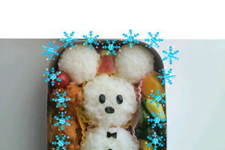 カップで簡単キャラ弁 ミッキー雪だるま レシピ 作り方 By ひよこmama クックパッド 簡単おいしいみんなのレシピが354万品