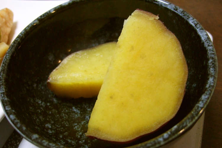 超超超簡単 甘 いさつまいも煮 レシピ 作り方 By がんちゃんのお家 クックパッド 簡単おいしいみんなのレシピが359万品
