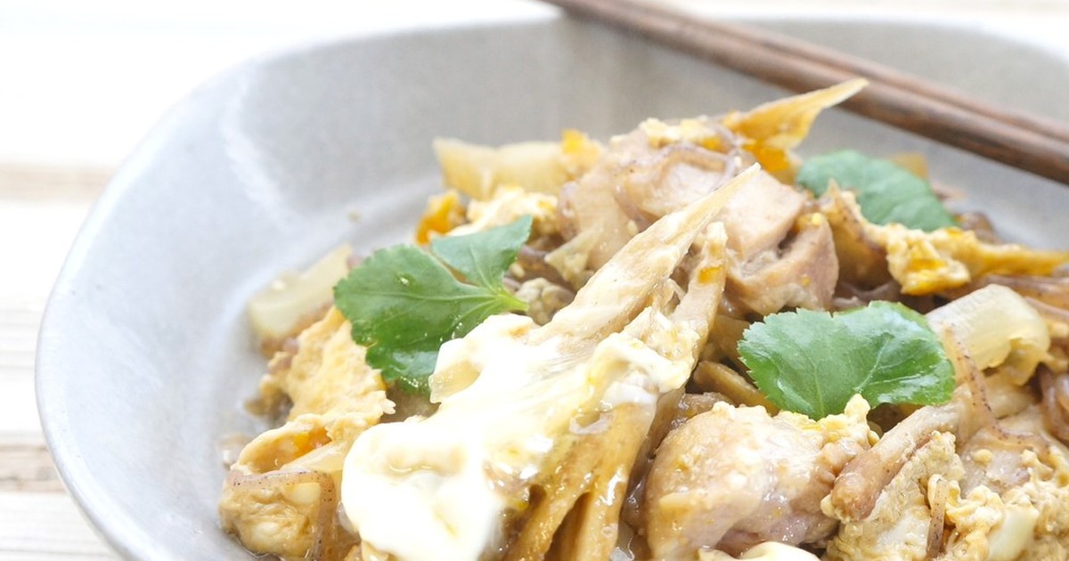 簡単♪鶏肉とごぼうの卵とじ by こと味 【クックパッド】 簡単おいしいみんなのレシピが319万品