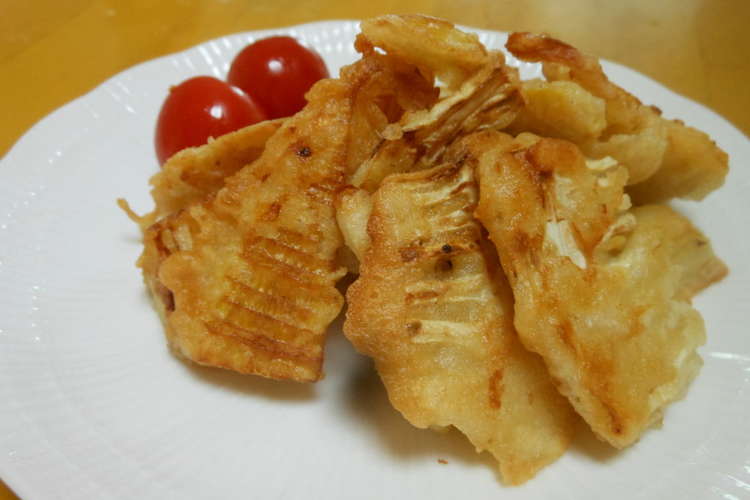 薄力粉だけで たけのこの天ぷら レシピ 作り方 By Kanyonn クックパッド