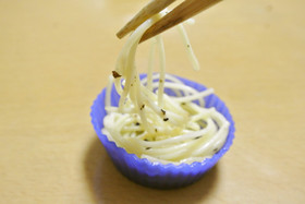 お弁当仕様くっつかないスパゲッティ