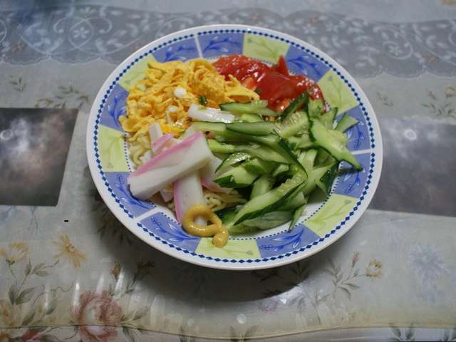 最新のhdインスタントラーメン 冷やし中華 最高の花の画像