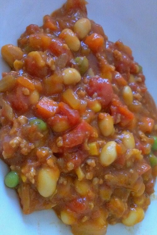 簡単！！大豆水煮とトマトでヘルシーカレーの画像