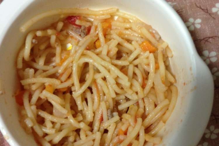 離乳食中期ミートスパゲティ レシピ 作り方 By じゅんはむ クックパッド 簡単おいしいみんなのレシピが365万品